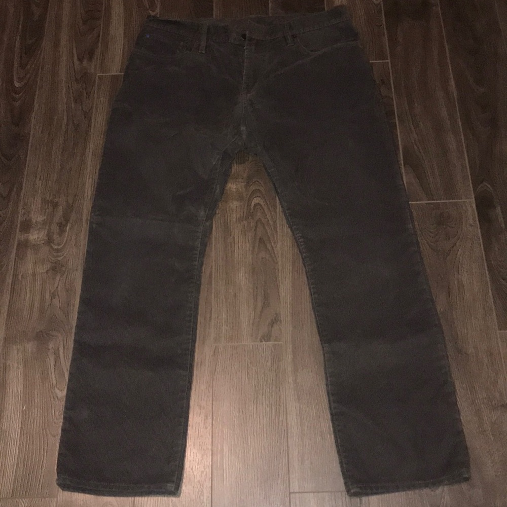 Straight Gap Corduroy 34W 32L - Chocolate